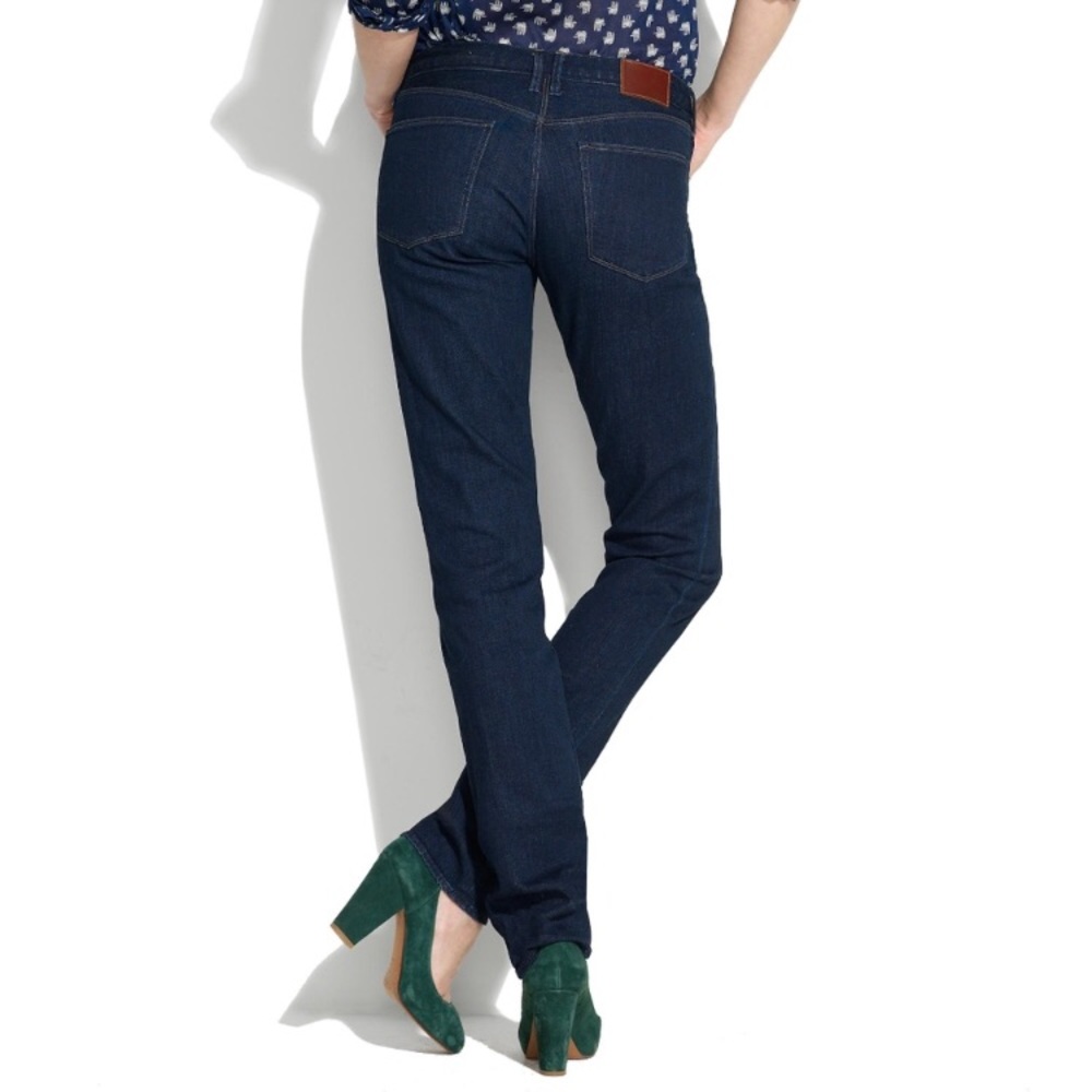 Madewell Rail Straight Dark-wash Jeans